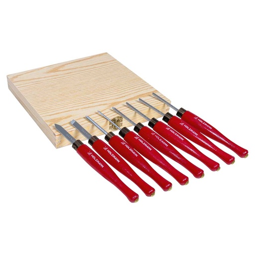 [HM8TLG] Chisel set 8 pcs (HM8TLG, HOLZMANN)