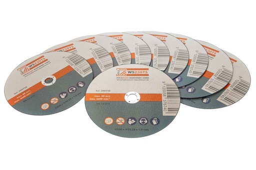 [WS230TS] Cutting wheel 230x22.23x1.9 mm (10 pcs) (WS230TS, HOLZMANN)