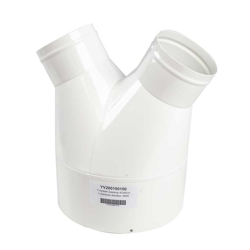 [YV200100100] Y-distributor Ø200/100/100 mm (YV200100100, HOLZMANN)