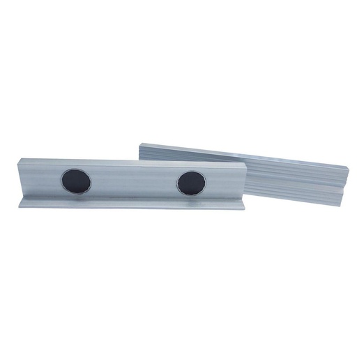 [MSB150AL] Aliuminiai magnetiniai spaustuvo žiaunų antdėklai 150 mm (MSB150AL, HOLZMANN)