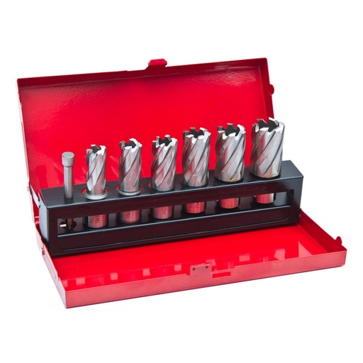 [MBM7TLG] Annular cutter set, 7 pcs (MBM7TLG, HOLZMANN)