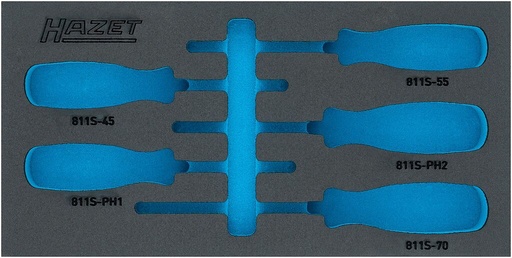 [163-264LN] Two-component foam tool insert 342×171×35 mm (163-264LN, HAZET)
