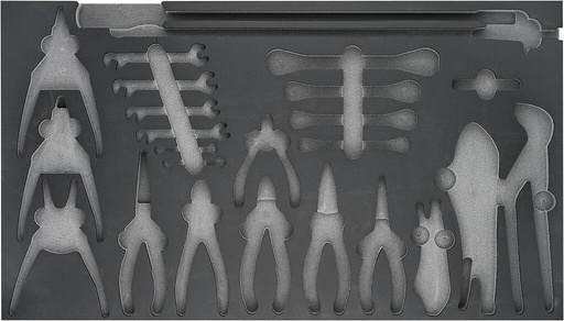 [163-319L] 2-component soft foam insert (163-319L, HAZET)