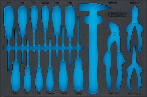 [163-330LN] Two-component foam tool insert 520×340×35 mm (163-330LN, HAZET)