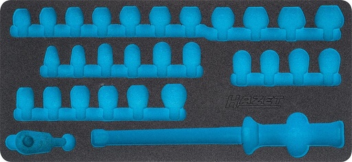 [163-420L] 2-component soft foam insert (163-420L, HAZET)