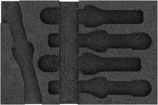 [163-467L] Two-component foam tool insert 173×116×35 mm (163-467L, HAZET)