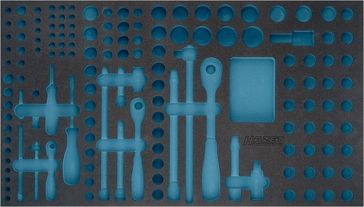 [163-481L] Two-component foam tool insert 701×410×38 mm (163-481L, HAZET)
