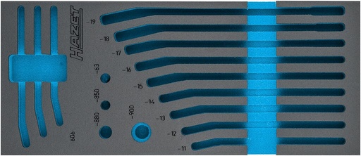 [163-515L] 2-component soft foam insert (163-515L, HAZET)