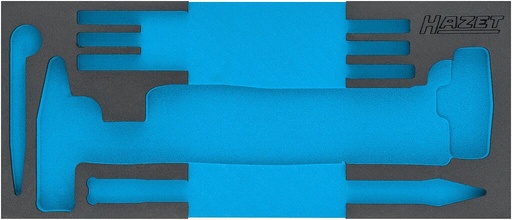[163-523L] Two-component foam tool insert 398×174×38 mm (163-523L, HAZET)
