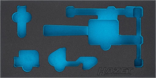 [163-560L] Two-component foam tool insert 340×170×35 mm (163-560L, HAZET)