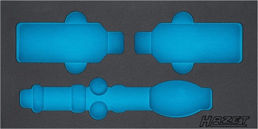 [163-561L] Two-component foam tool insert 345×170×35 mm (163-561L, HAZET)
