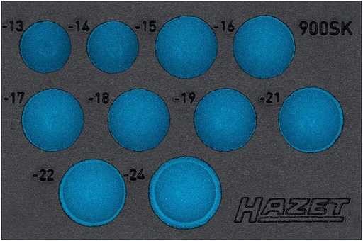 [163-591L] Two-component foam tool insert 750×120×35 mm (163-591L, HAZET)