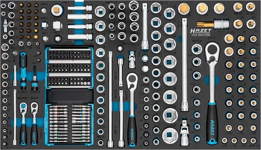 [163-644/266] Tool set, 266 pcs (163-644/266, HAZET)