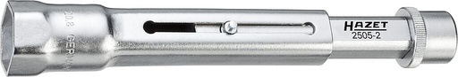 [2505-2] Žvakių galvutė 20,8 mm, 3/8 col., reguliuojamo ilgio (2505-2, HAZET)