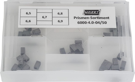 [6000-4.0-04/50] Prizmių rinkinys dinamometriniam raktui (6000-4.0-04/50, HAZET)