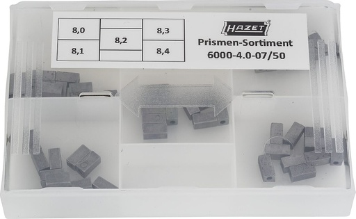 [6000-4.0-07/50] Prizmių rinkinys dinamometriniam raktui (6000-4.0-07/50, HAZET)