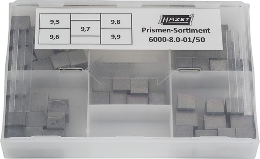 [6000-8.0-01/50] Prizmių rinkinys dinamometriniam raktui (6000-8.0-01/50, HAZET)