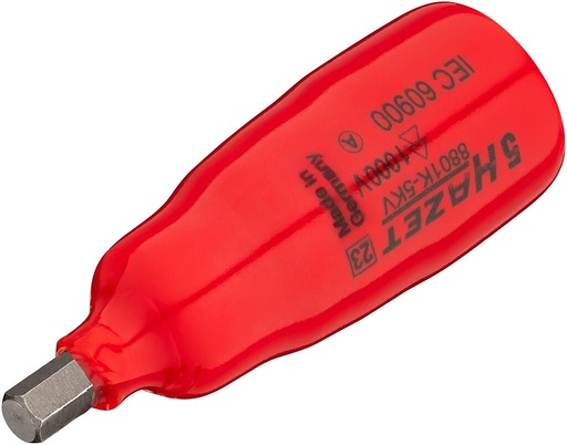 [8801K-5KV] Insulated hex bit socket 5 mm, 1000 V (8801K-5KV, HAZET)