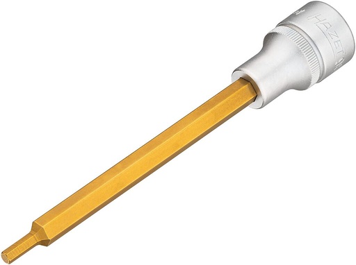 [986SL-4] Hex bit socket 4 mm, 1/2 in. drive, extra long (986SL-4, HAZET)