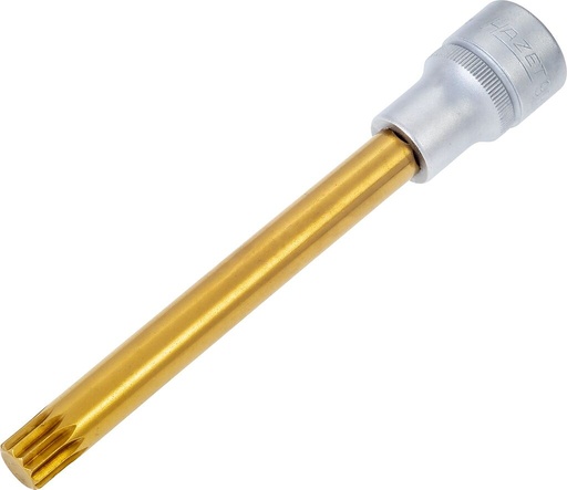 [990SLG-12] XZN spline bit socket M12, 1/2 in. drive, extra long (990SLG-12, HAZET)