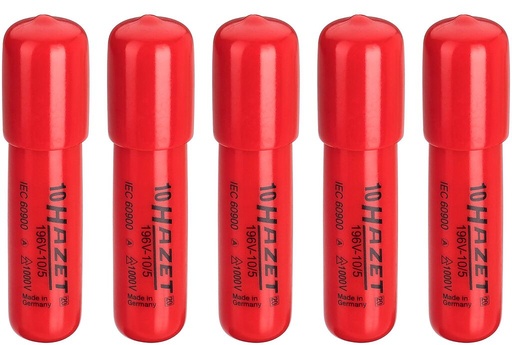 [196V-10/5] Self-clamping end caps, 1000 V (196V-10/5, HAZET)