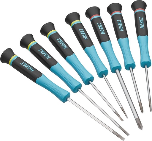 [811EL/7] Electronic (precision) screwdriver set, 7 pcs (811EL/7, HAZET)