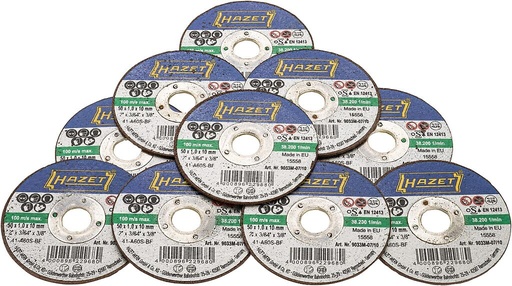 [9033M-07/10] Cut-off wheels, ⌀50 mm (9033M-07/10, HAZET)