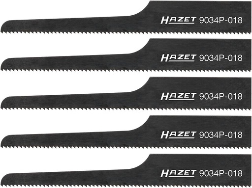 [9034P-018/5] Sabre Saw Blades 18 TPI, 5 pcs (9034P-018/5, HAZET)