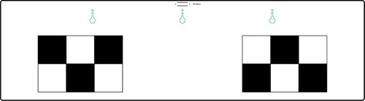 [3908429] MAZDA Priekinės vaizdo kameros kalibravimo lentelė 2 tipas [3908429]