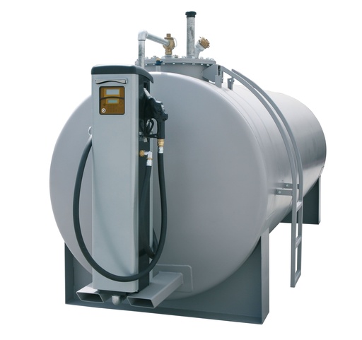 [8593] Plieninis dyzelino pildymo stoties bakas 7500 l, DIN 6616/D, dvigubų sienelių (8593, CEMO)
