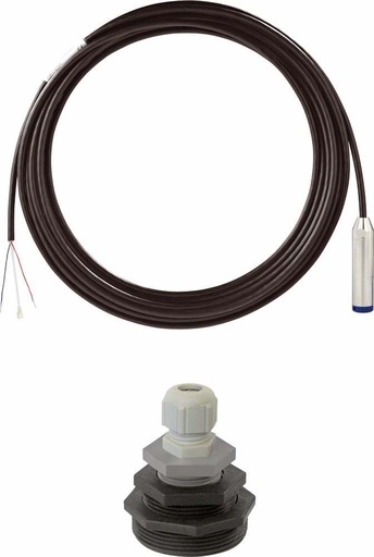 [11179] Pressure probe, stainless steel LC 0–250 mbar, for SmartBox, 6 m cable, with mounting set, GKL 1 % (11179, CEMO)