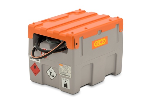 [10112] DT-Mobil Easy 200 l dyzelino talpa su 24 V siurbliu (40 l/min), automatiniu antgaliu ir atverčiamu dangčiu (10112, CEMO)