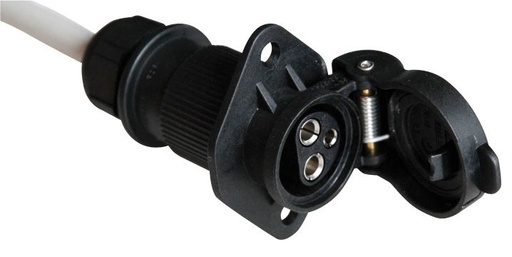 [10230] Socket outlet DIN 9680, 3-pin, 6–24 V, up to 25 A, IP54 (10230, CEMO)