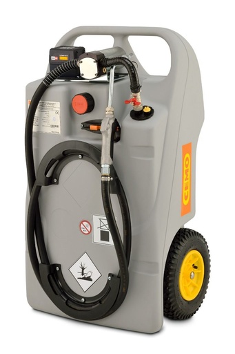 [11866] Lubricant trolley 100 L, CAS, without charger and without battery (11866, CEMO)