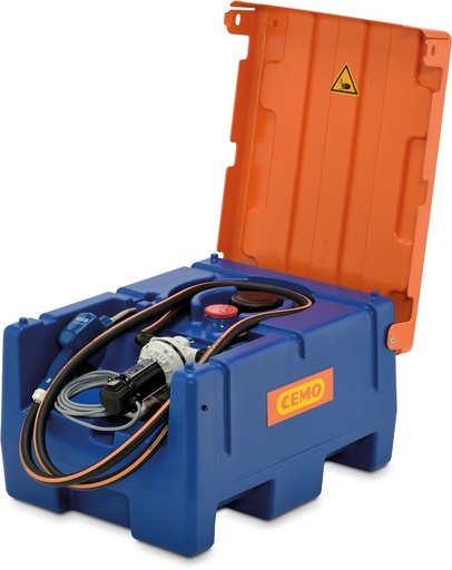 [10314] CEMO Blue-Mobile Easy 125 l AdBlue® išdavimo įrenginys, 12 V, 30 l/min, automatinis antgalis, su dangčiu (10314, CEMO)