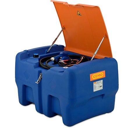 [11145] CEMO Blue-Mobile Easy 440 l AdBlue® dispensing unit, 12 V, 25 l/min, automatic nozzle, with lid (11145, CEMO)