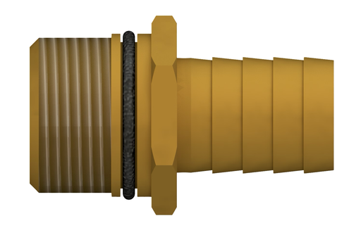 [11964] Hose nozzle 1"M - DN 25, for SP 80, integrated non-return valve, O-ring, CEMO (11964)