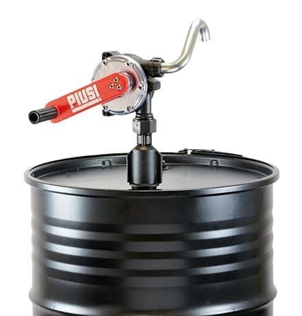[11162] Aluminium hand pump with bent spout 25 mm (for 60/200 l drums) (11162, CEMO)