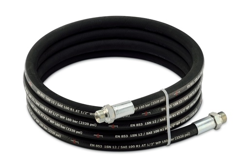 [8352] Pressure hose ½ in., 10 m, with two male connectors (8352, CEMO)