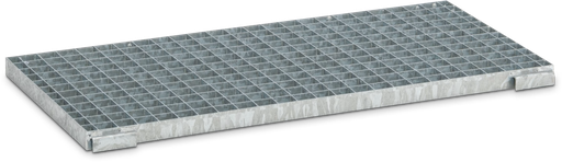 [7641] Cinkuotos plieninės grotelės GRP surinkimo padėklui 60 l (7641, CEMO)