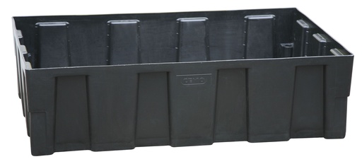 [8276] Euro PE sump pallet 250/2 without grating, CEMO (8276)