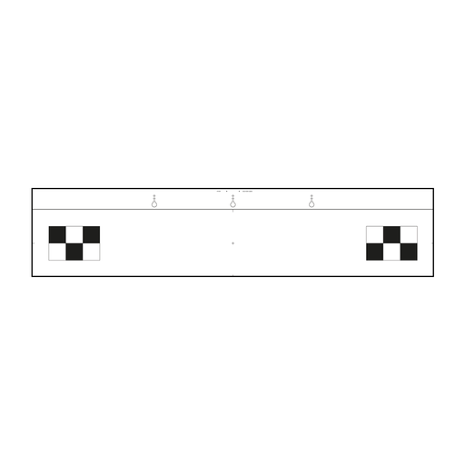 [3910283] Front video camera calibration panel for VAT Isuzu Truck Eu6