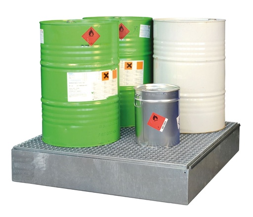 [11213] Sump pallet SW4, without feet, with grating, galvanised, CEMO (11213)
