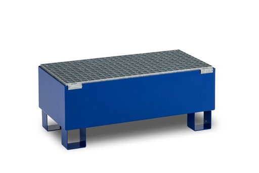 [11478] Plieninė surinkimo vonia SW65/2, cinkuota, su plieninėmis grotelėmis, iki 2 x 60 l statinių (11478, CEMO)