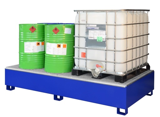 [7394] IBC surinkimo padėklas, GGS-e tipo, 1000 l, dažytas (7394, CEMO)