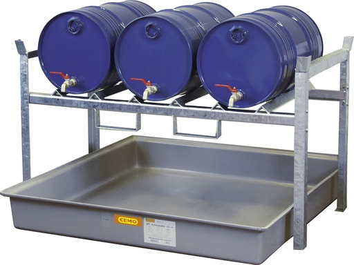 [7674] Drum rack type 800 w. dum **** supports and collecting tray, CEMO (7674)