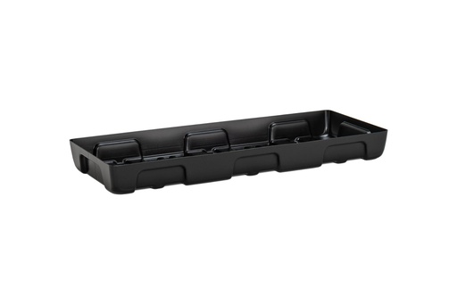 [11729] PE-small spill tray-collection tray 10/4 without grating, 21ltr, 100 x 40 x 10 cm 11729, CEMO