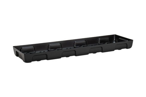 [11735] PE-small spill tray-collection tray 13/4 without grating, 28ltr, 130 x 40 x 10 cm, CEMO (11735)