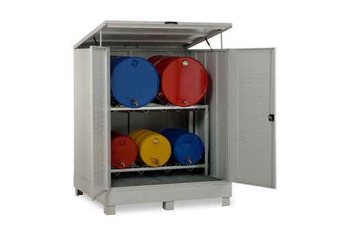 [11016] Steel hazardous material store 400 l with StawaR approval (11016, CEMO)
