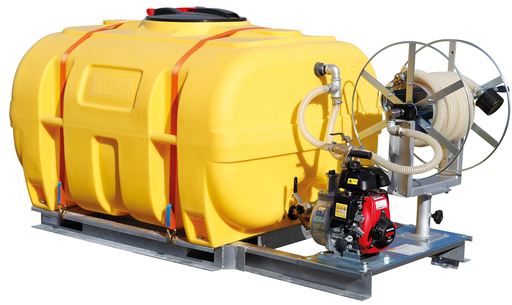 [10928] Mobile irrigation system BWS 130-PE, 1000 L, with baffles, CEMO (10928)